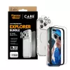 Sada ochrany obrazovky PanzerGlass CARE 3-in-1 Flagship Explorer pre iPhone 17 Pro – tvrdené sklo, PET, silikón, transparentné