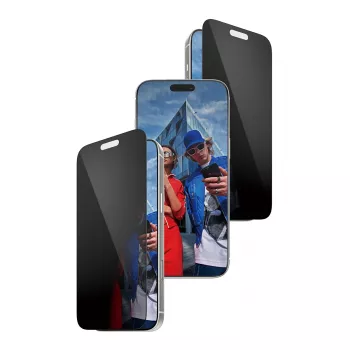 Ochrana obrazovky PanzerGlass 2-Way Privacy pre iPhone 17 Pro Max — tvrdené sklo, Ultra-Wide Fit, FASTFIT