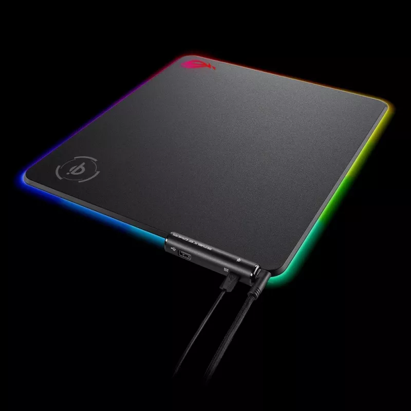 ASUS ROG Balteus Qi herná podložka pod myš čierna