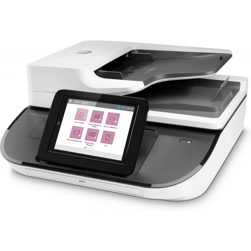 HP Flow 8500 fn2 Skener s plochým sklom a ADF 600 x 600 DPI