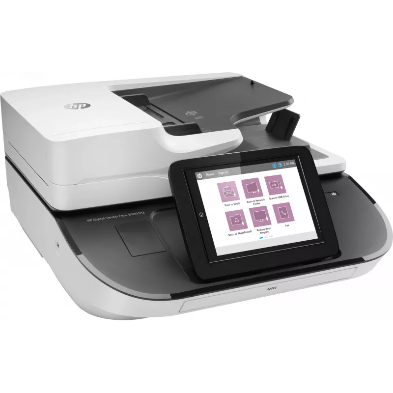 HP Flow 8500 fn2 Skener s plochým sklom a ADF 600 x 600 DPI