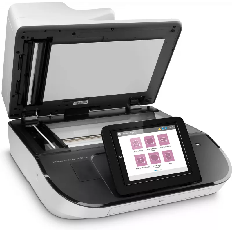 HP Flow 8500 fn2 Skener s plochým sklom a ADF 600 x 600 DPI