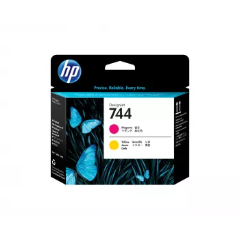 HP 744 purpurová/žltá DesignJet tlačová hlava