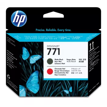 HP 771 matná čierna/chromatická červená DesignJet tlačová hlava