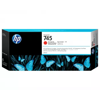 HP 745 300 ml DesignJet atramentová kazeta, chromatická červená