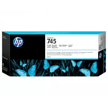 HP 745 300 ml DesignJet atramentová kazeta, foto čierna