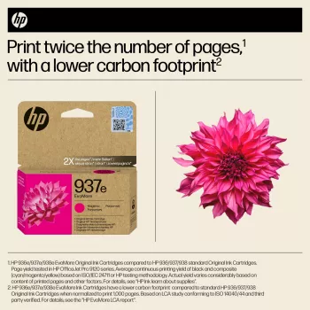 HP 937e EvoMore purpurová originálna atramentová kazeta