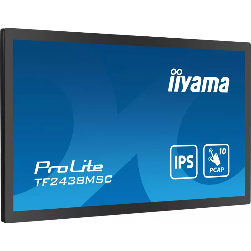iiyama TF2438MSC-B1 počítačový monitor 60,5 cm (23,8 inch) 1920 x 1080 pixelov Full HD LED dotyková obrazovka čierna