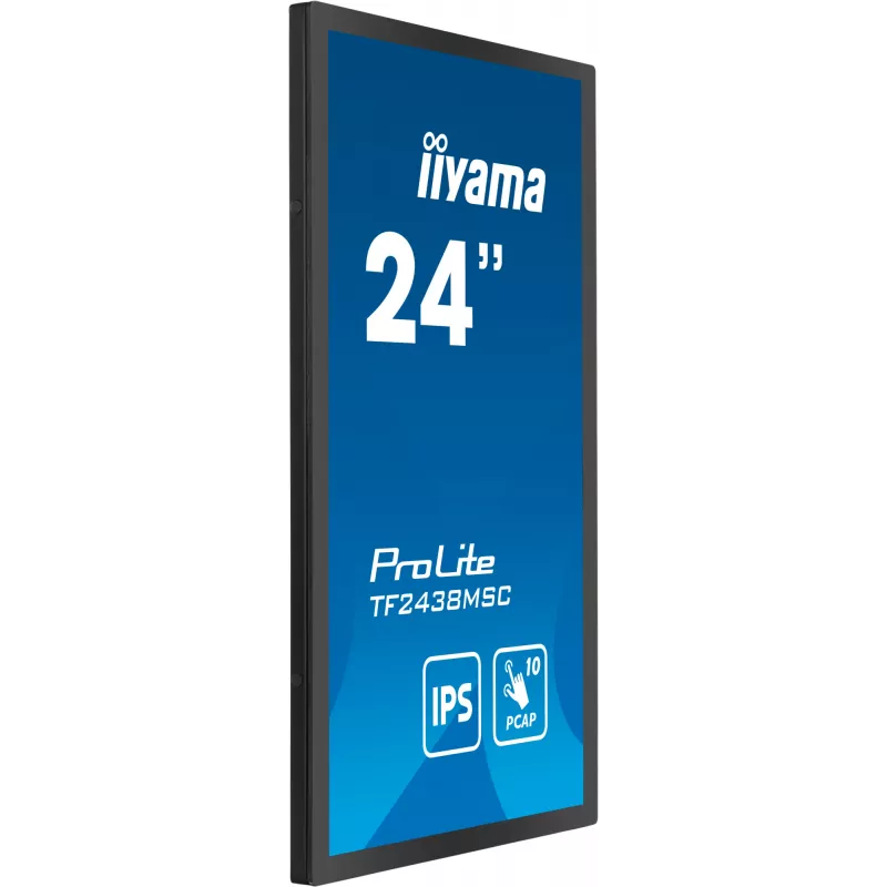 iiyama TF2438MSC-B1 počítačový monitor 60,5 cm (23,8 inch) 1920 x 1080 pixelov Full HD LED dotyková obrazovka čierna
