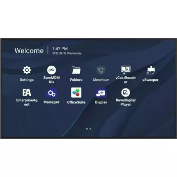 Viewsonic CDE7530 signage displej 190,5 cm (75 inch) Wi-Fi 450 cd/m² 4K Ultra HD čierna integrovaný procesor Android 11