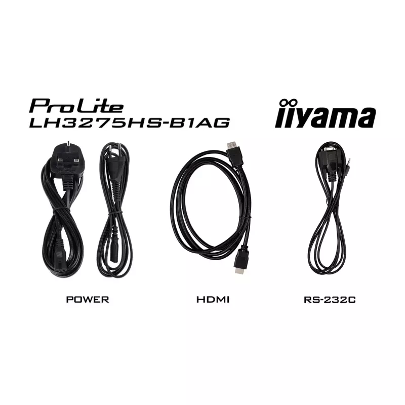 Digitálny reklamný plochý displej iiyama LH3275HS-B1AG 32 inch LCD Full HD 1920 x 1080