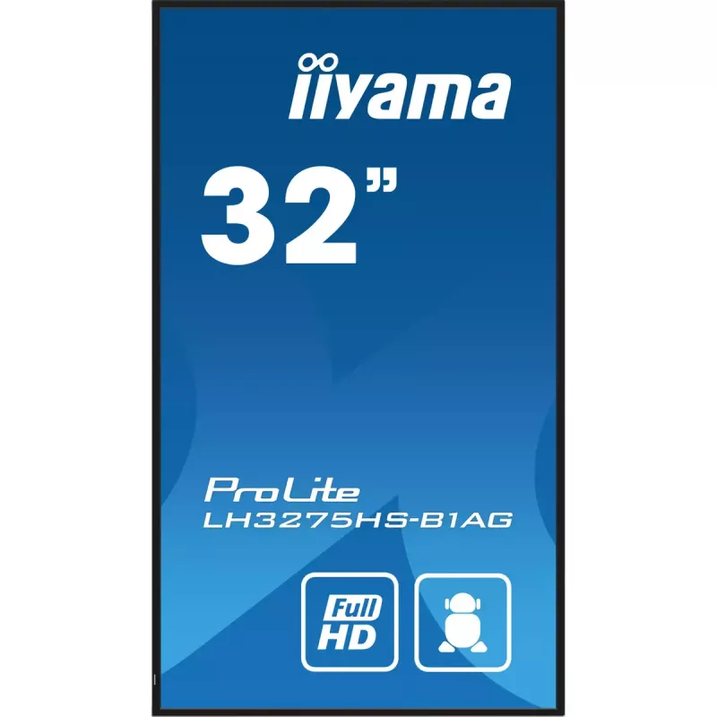 Digitálny reklamný plochý displej iiyama LH3275HS-B1AG 32 inch LCD Full HD 1920 x 1080