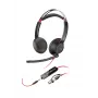 HP Poly Blackwire 5220 stereo USB-C headset + 3,5 mm konektor + USB-C/A adaptér