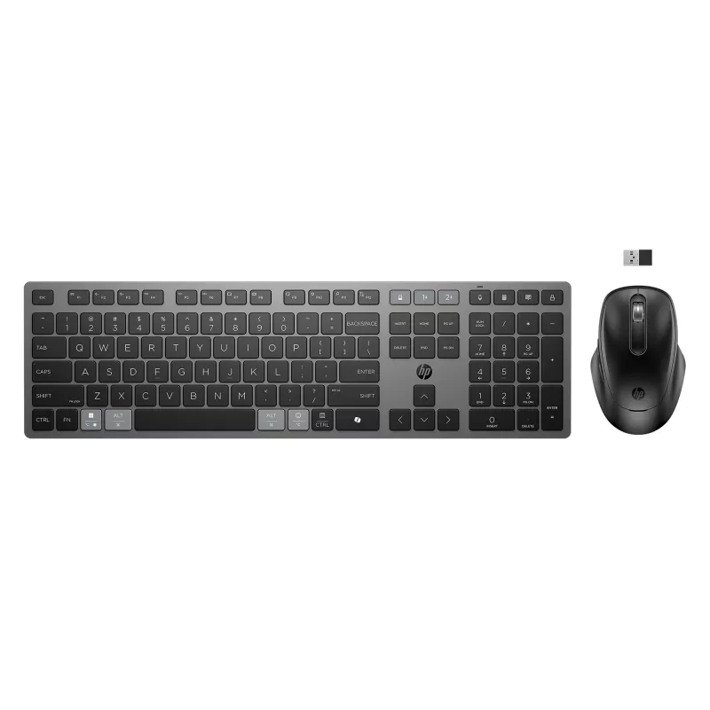 HP 725 Multi-Device nabíjateľná bezdrôtová súprava klávesnice a myši
