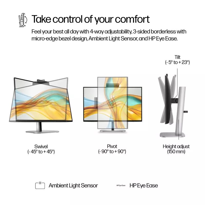 HP Series 5 Pro 23,8 inch FHD USB-C konferenčný monitor - 524pm