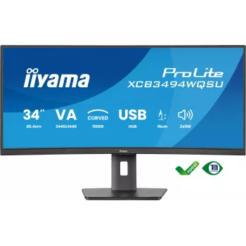 iiyama ProLite XCB3494WQSU-B1 počítačový monitor 86,4 cm (34