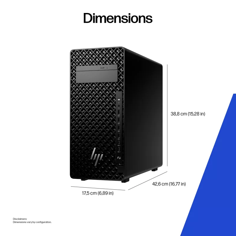 HP Z2 Tower G1i Intel Core Ultra 5 245 16 GB DDR5-SDRAM Windows 11 Pro Workstation AI Workstation, AI PC