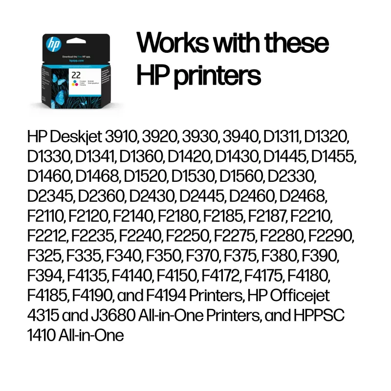 Atramentová kazeta HP C9352AE Color No.22 5ml