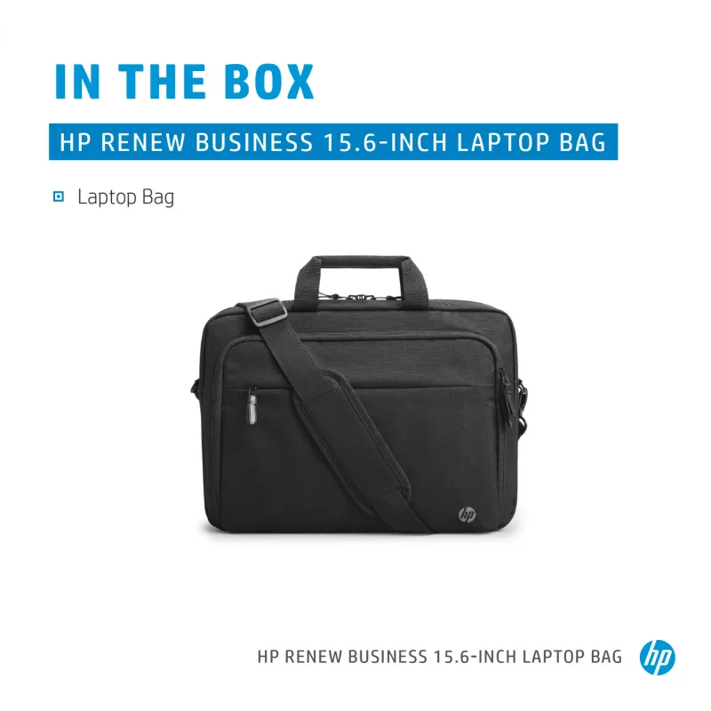 HP Renew Business 15,6-palcová taška na notebook, messenger taška, 39,6 cm (15,6 palcov), 610 g