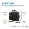 HP Renew Business 15,6-palcová taška na notebook, messenger taška, 39,6 cm (15,6 palcov), 610 g