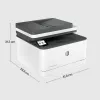 Tlačiareň HP LaserJet Pro 3002dn laserová sivá biela