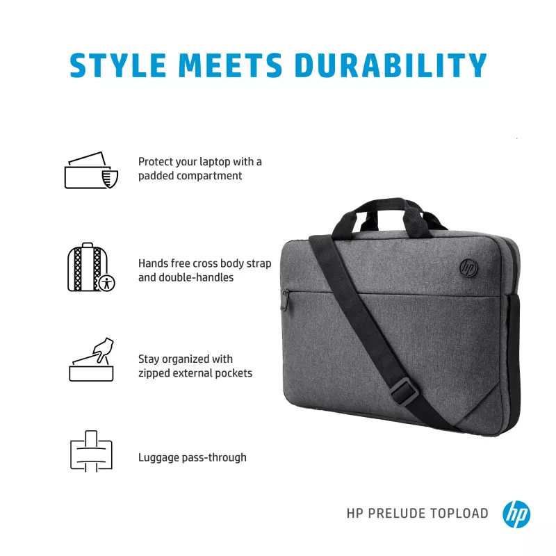 HP Prelude 15.6-palcová top-loader taška, 39,6 cm (15,6 palcov), 300 g