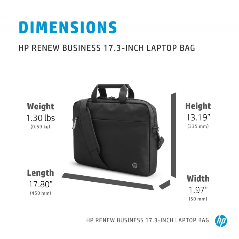 HP Renew Business 17.3-palcová taška na notebook