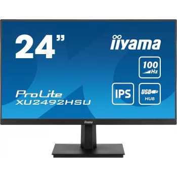 iiyama ProLite XU2492HSU-B6 počítačový monitor 60,5 cm (23,8 palcov) 1920 x 1080 pixelov Full HD LED čierny