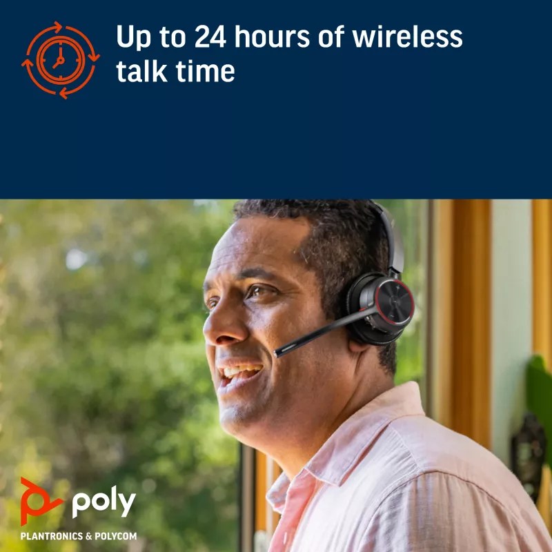 HP Poly Voyager 4320 Microsoft Teams certifikovaný USB-A headset + BT700-Dongle