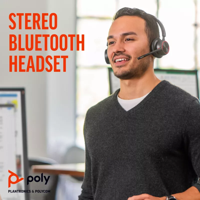 HP Poly Voyager 4320 Microsoft Teams certifikovaný USB-A headset + BT700-Dongle
