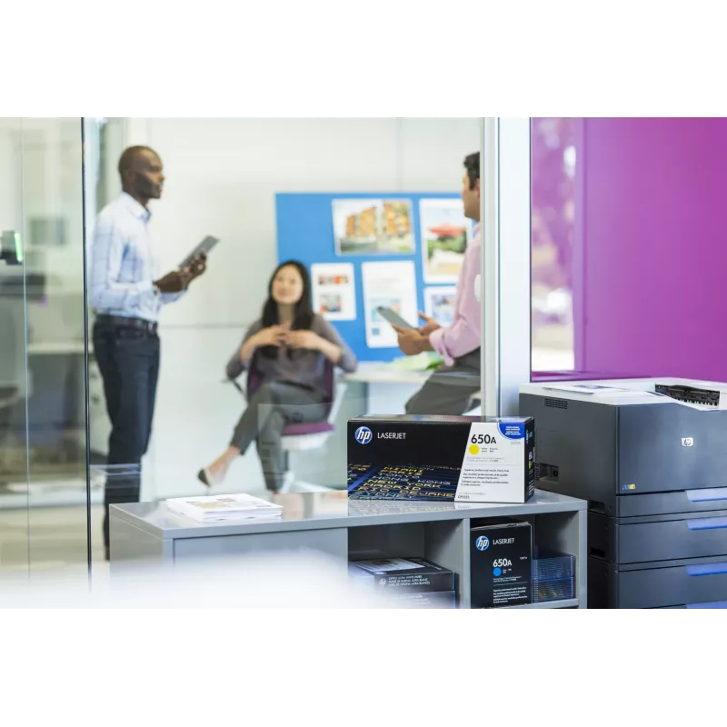 HP 650A cyan originálna LaserJet tonerová kazeta