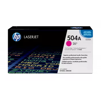 HP 504A purpurová originálna tonerová kazeta LaserJet, 7000 strán, purpurová, 1 ks