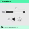 HP USB 3.0 na Gigabit RJ45 adaptér G2, káblový, USB, Ethernet, čierna