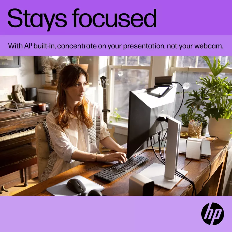HP 325 FHD webkamera, business, Windows 10, Windows 11, MacOS, 72 mm, 53,6 mm, 53,2 mm