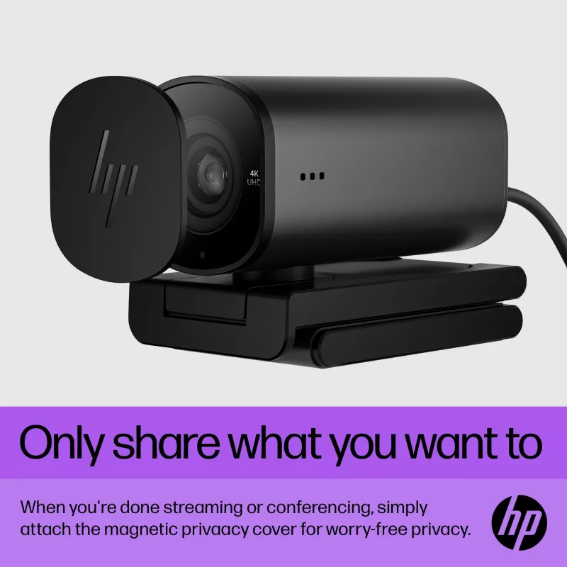 HP 325 FHD webkamera, business, Windows 10, Windows 11, MacOS, 72 mm, 53,6 mm, 53,2 mm