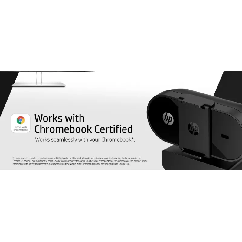 HP 325 FHD webkamera, business, Windows 10, Windows 11, MacOS, 72 mm, 53,6 mm, 53,2 mm