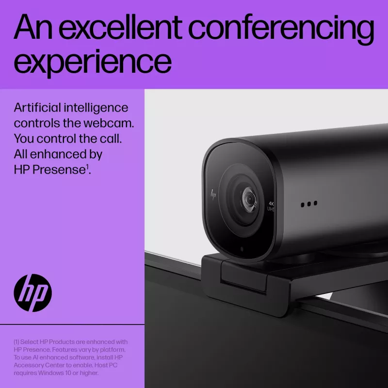 HP 325 FHD webkamera, business, Windows 10, Windows 11, MacOS, 72 mm, 53,6 mm, 53,2 mm