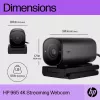 HP 325 FHD webkamera, business, Windows 10, Windows 11, MacOS, 72 mm, 53,6 mm, 53,2 mm