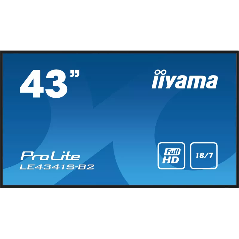 iiyama PROLITE LE4341S-B2 digital-signage plochý displej 108 cm (42,5