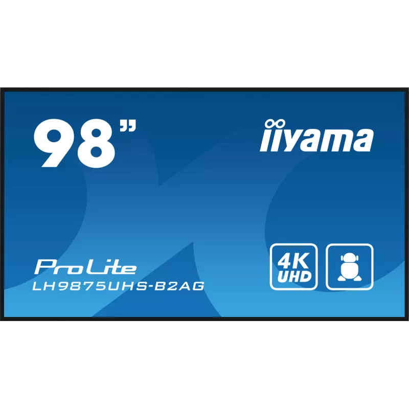 Digital-signage plochý displej iiyama LH9875UHS-B2AG 97,5 inch LED 4K Ultra HD 3840 x 2160