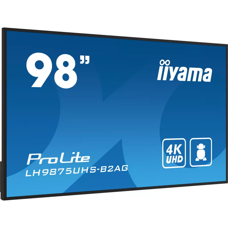 Digital-signage plochý displej iiyama LH9875UHS-B2AG 97,5 inch LED 4K Ultra HD 3840 x 2160