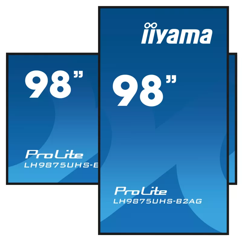 Digital-signage plochý displej iiyama LH9875UHS-B2AG 97,5 inch LED 4K Ultra HD 3840 x 2160