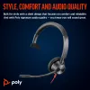 HP Poly Blackwire 3315 monaurálny Microsoft Teams Certified USB-C headset +3,5 mm jack +USB-C/A adaptér