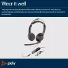 HP Poly Blackwire 5220 stereo USB-C headset +3,5 mm konektor +USB-C/A adaptér (množstevné balenie)