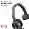 HP Poly Voyager 4310 USB-A headset +BT700 dongle, bezdrôtový, kancelária/call centrum, 20 - 20000 Hz, 122 g, headset, čierna