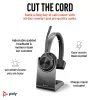 HP Poly Voyager 4310 UC mono headset + BT700 USB-A adaptér + nabíjacia stanica
