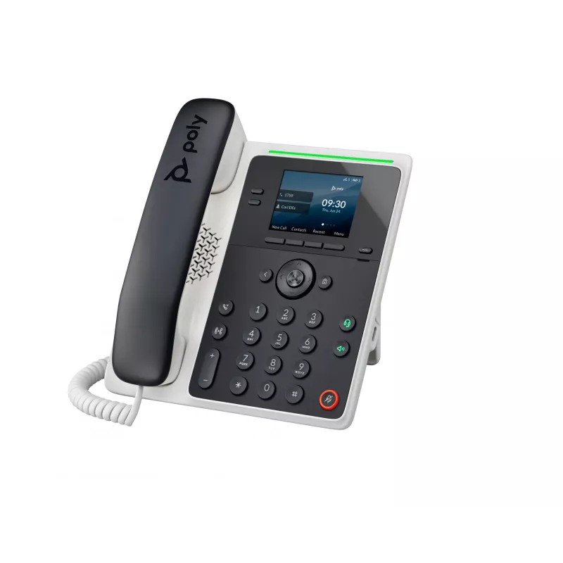 HP Poly Edge E100 IP telefón a PoE, IPS, 320 x 240 pixelov, 4:3, HTTPS, ENERGY STAR, EAC, RoHS, Federal Communications Commission (FCC), CE