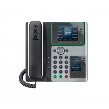 HP Poly Edge E450 IP telefón a PoE, IPS, 4:3, WPA2-Enterprise, EAP-TLS, HTTPS, ENERGY STAR, EAC, RoHS, Federal Communications Commission (FCC), CE, 0 - 40 °C