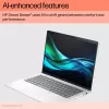 HP EliteBook 1040 G11 Intel Core Ultra 7 155H notebook 35,6 cm (14 inch) 2,8K 32 GB LPDDR5x-SDRAM 1 TB SSD Wi-Fi 7 (802.11be) Windows 11 Pro AI PC strieborný