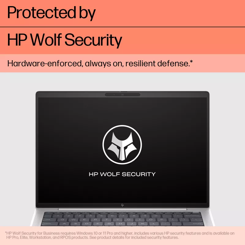HP EliteBook 1040 G11 Intel Core Ultra 7 155H notebook 35,6 cm (14 inch) 2,8K 32 GB LPDDR5x-SDRAM 1 TB SSD Wi-Fi 7 (802.11be) Windows 11 Pro AI PC strieborný